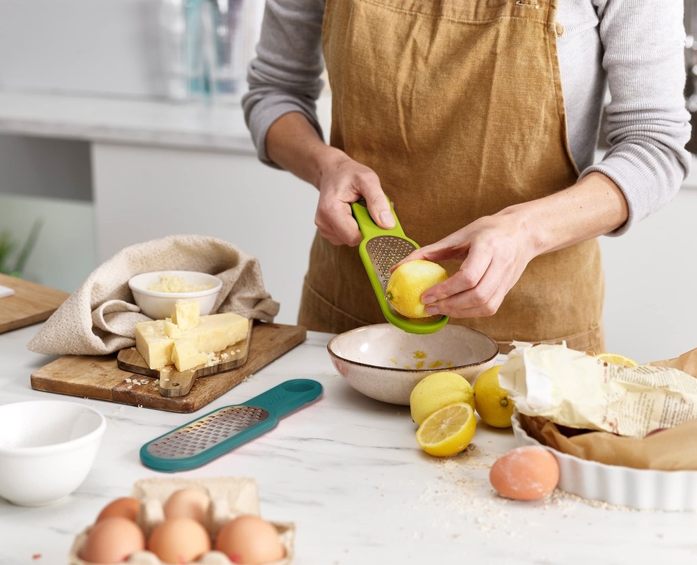 Joseph Duo 2-Piece Kitchen Grater Set, Vegetable, One Size, Opal
