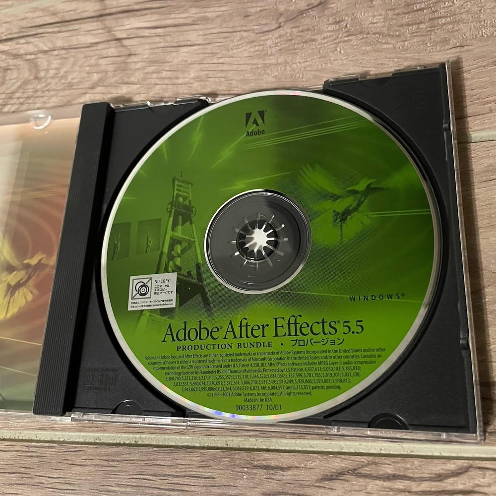 Adobe After Effects 5.5 for Windows Motion Graphics Visual Effects VFX Software