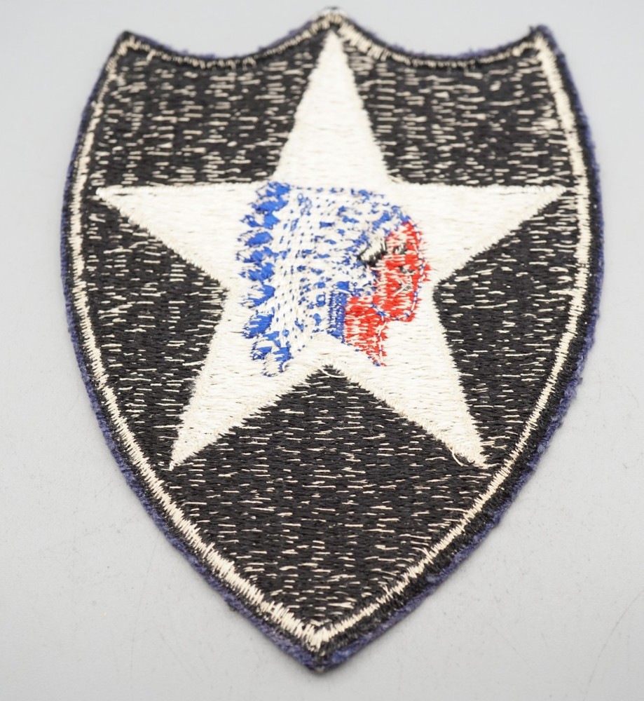 WWII 2nd Infantry Division Indianhead Patch GREAT SHAPE WITH NO GLOW