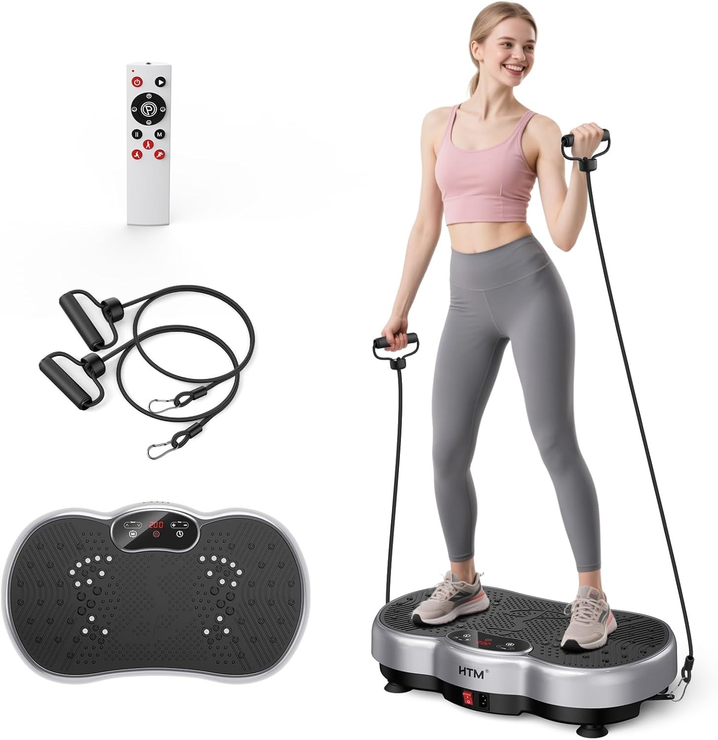 Plate Vibration Exercise Machine for Lymphatic Drainage Massager & Weight Loss