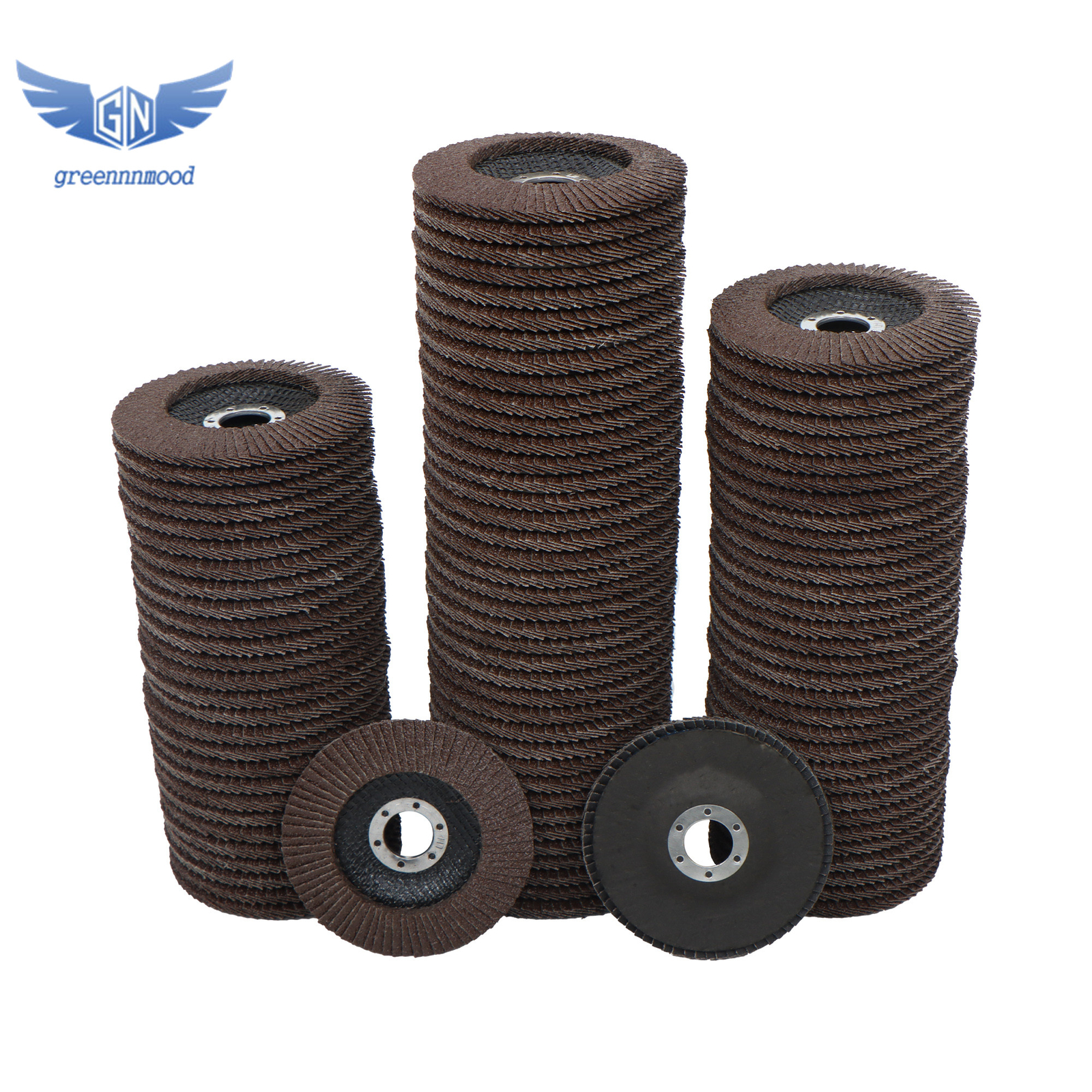 100PCS Premium Zirconia Flap Disc Sanding Grinding 4-1/2" × 7/8" 40 Grit