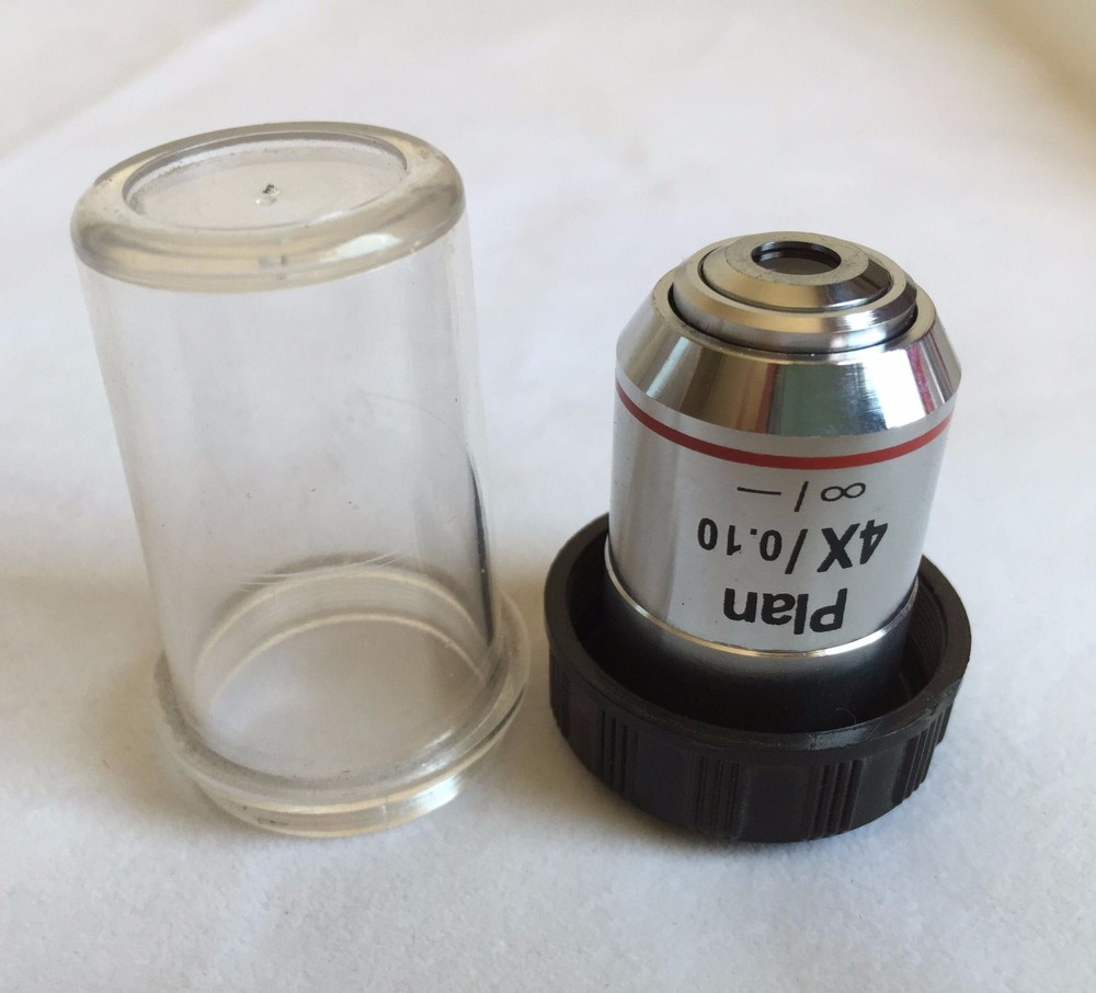 4X Infinity Plan Achromatic Microscope Objective for Olympus Zeiss Leica DM