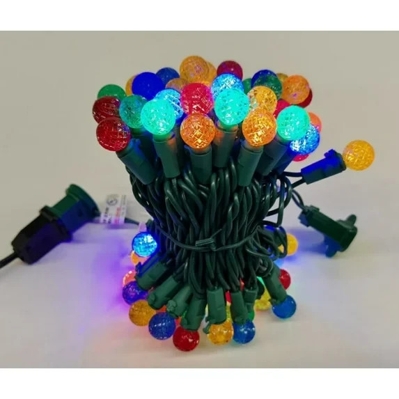 New 70-Count LED G15 Globe Christmas String Lights, Multicolor,