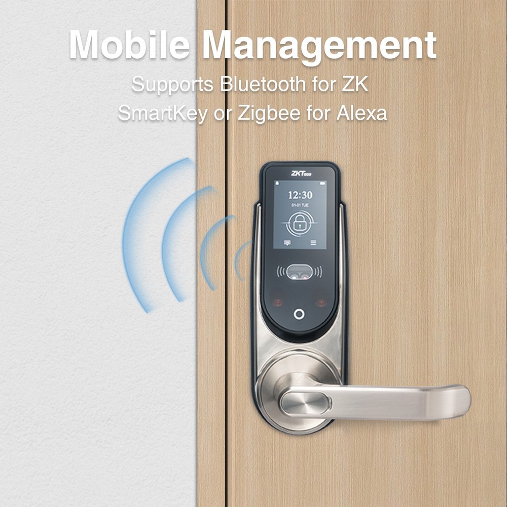 ZKTeco HBL200 Smart Door Lock with Facial Recognition Passcode Biometric Lock