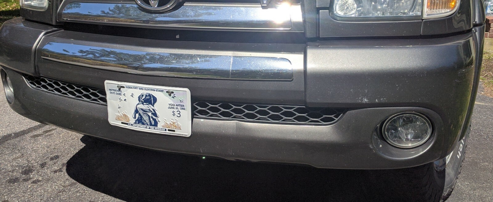 FEDERAL DUCK STAMP LICENSE PLATE "King Buck" RW-26