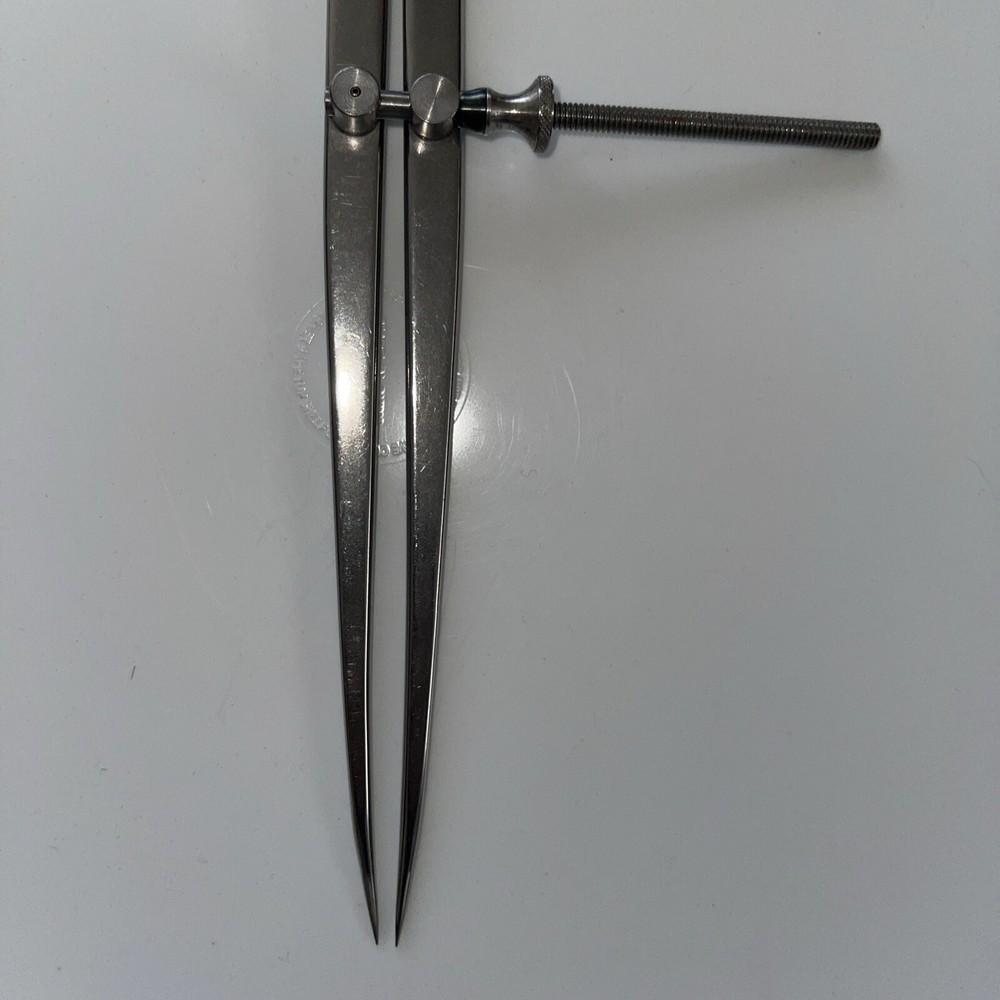 Starrett 83 Yankee Spring-Type Dividers Solid Nut leg 8.5"