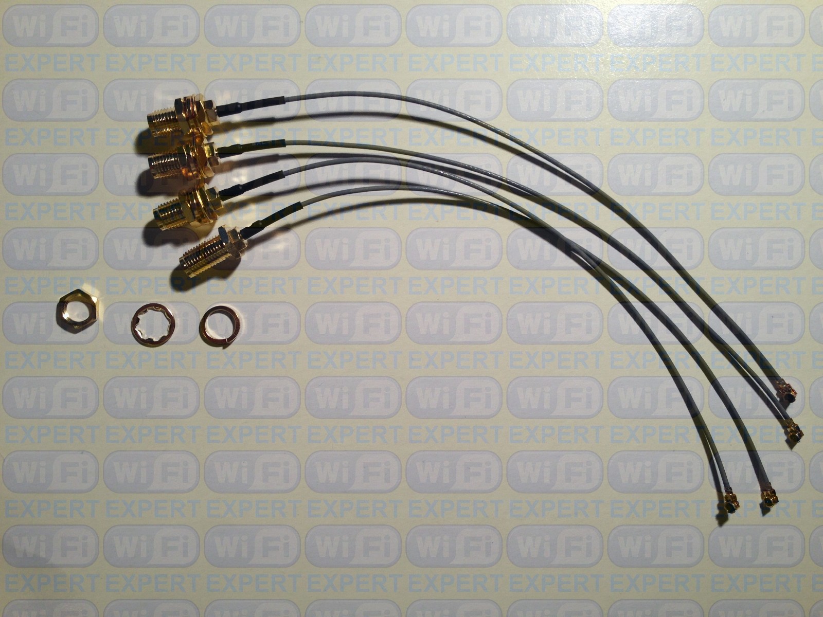 4 Mini PCI U.FL to RP-SMA Antenna WiFi Pigtail Cable Any Length