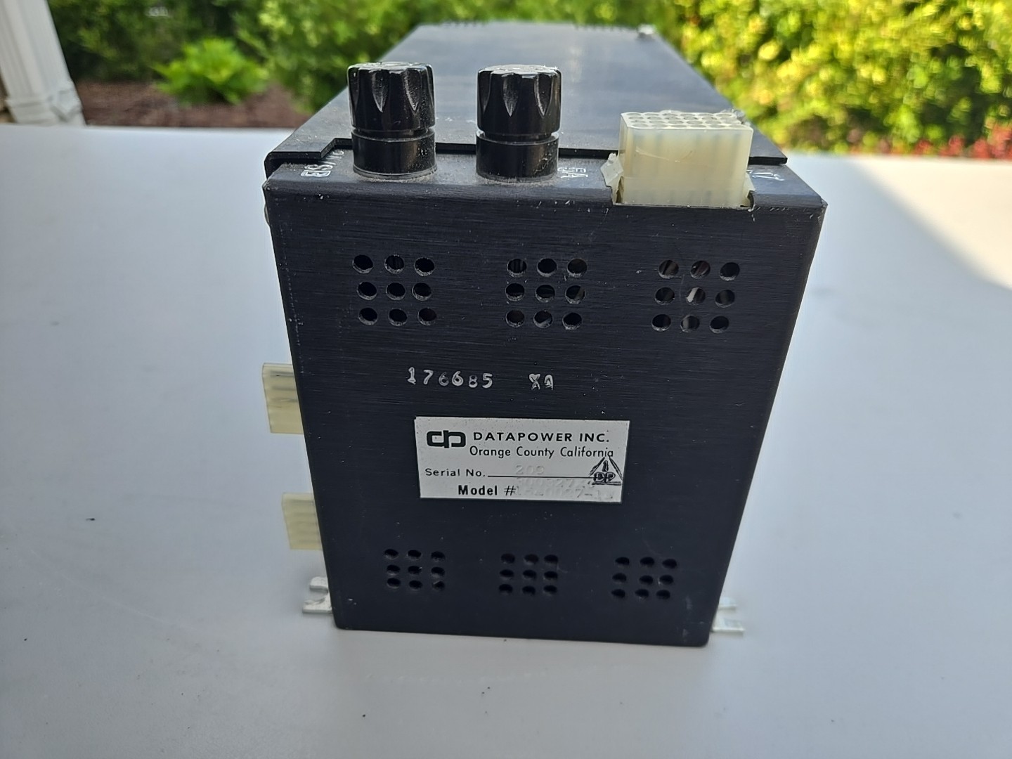 Vintage CPB CBP Data Power Supply Orange County 70s Computer 15A0027-1E Untested
