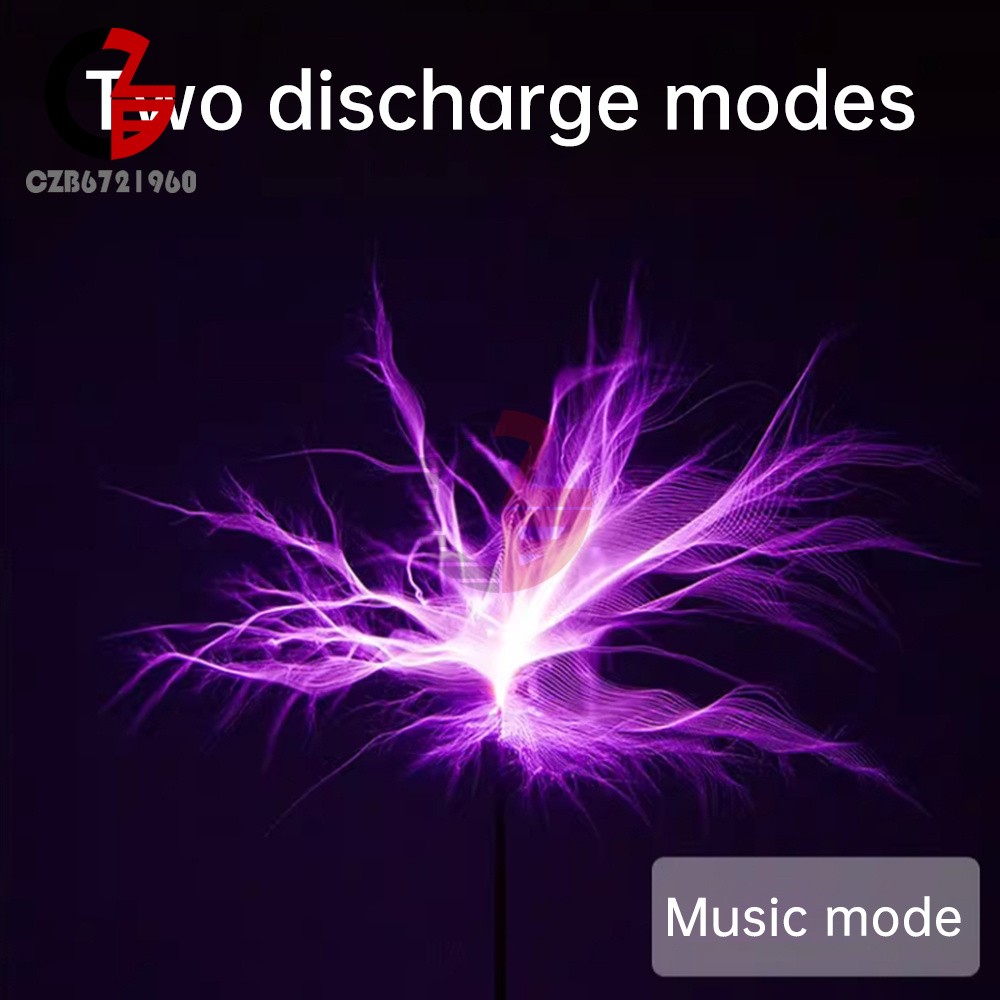 Bluetooth Music Tesla Coil Plasma Loudspeaker Touchable Artificial Lightning DIY