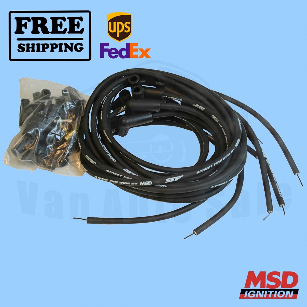 Spark Plug Wire Set MSD New fits GMC V1500 87