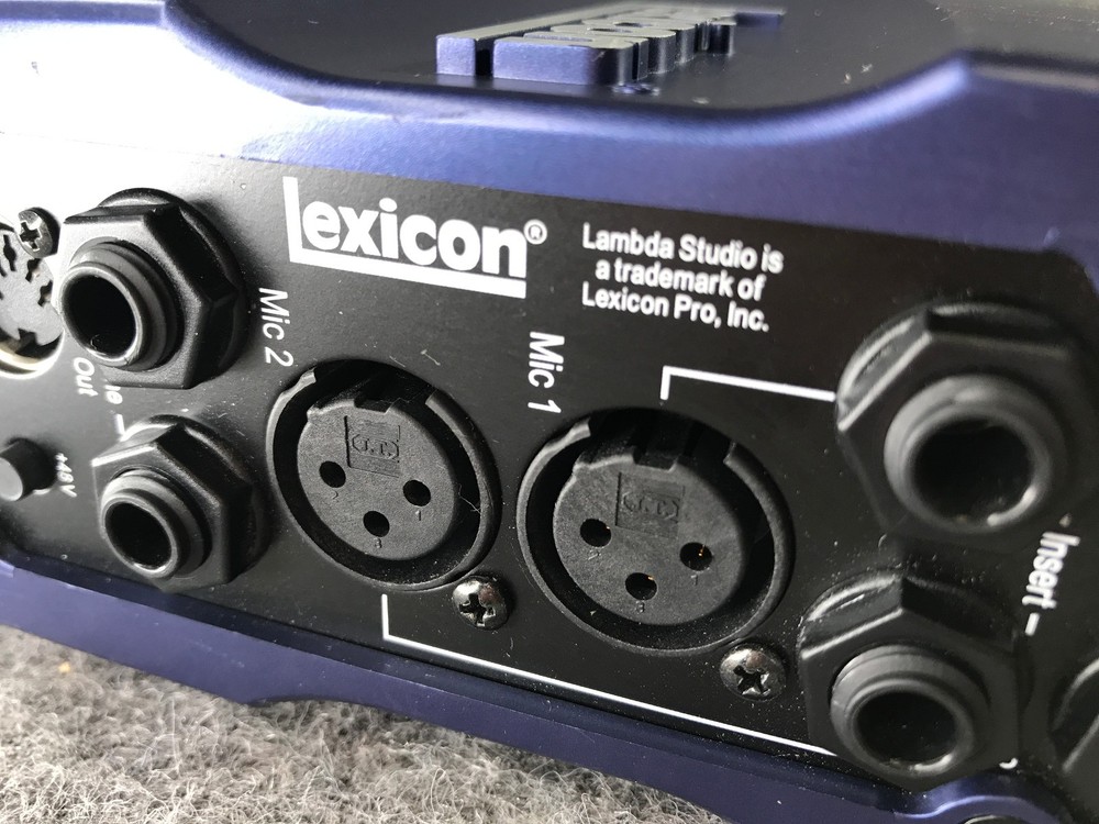 Lexicon LEXLAMBDAV Lambda USB Audio Interface Desktop Recording Studio v 2.0