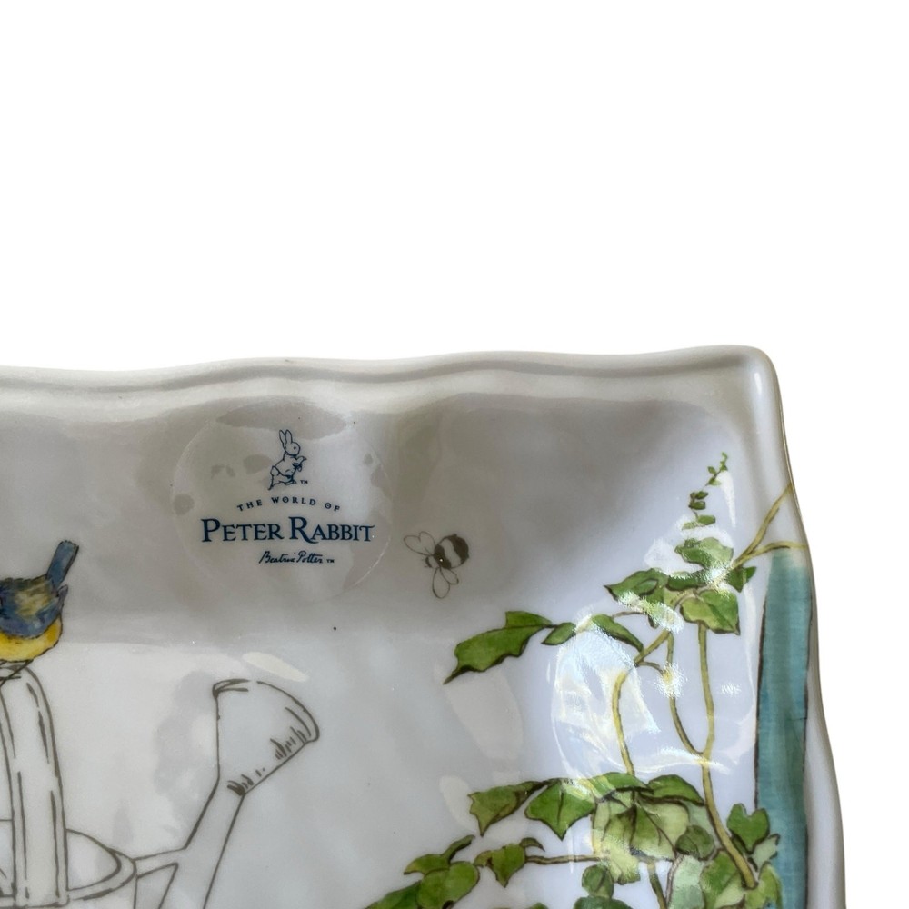 NEW Beatrix Potter Peter Rabbit Large Melamine 19in Serving Tray Platter EASTER