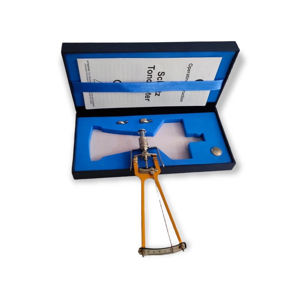 Schiotz Tonometer Eye Pressure Measuring Device + Case