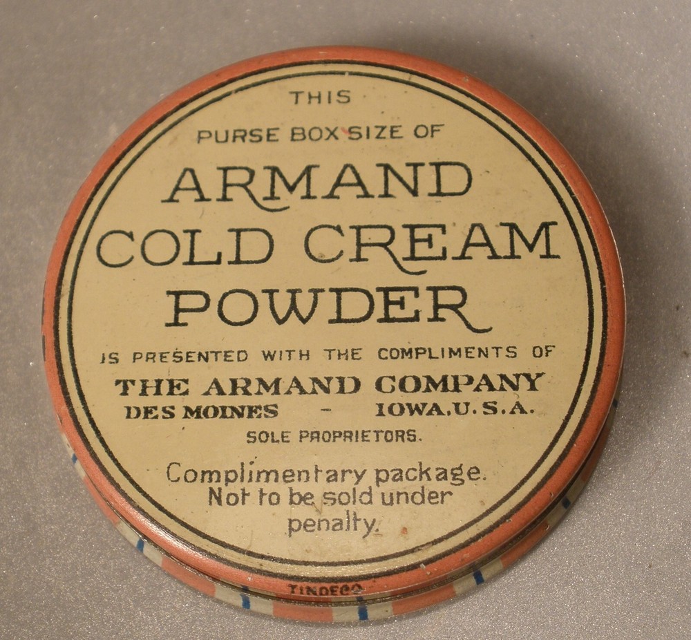 Armand Cold Cream Powder Sample Tin - EMPTY