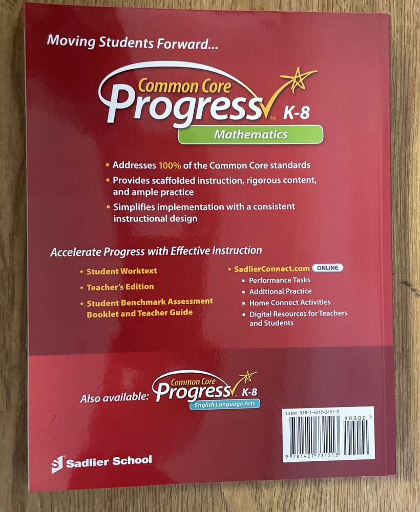 Common Core Progress - Mathematics - Grade 1 - Sadlier School - c. 2014