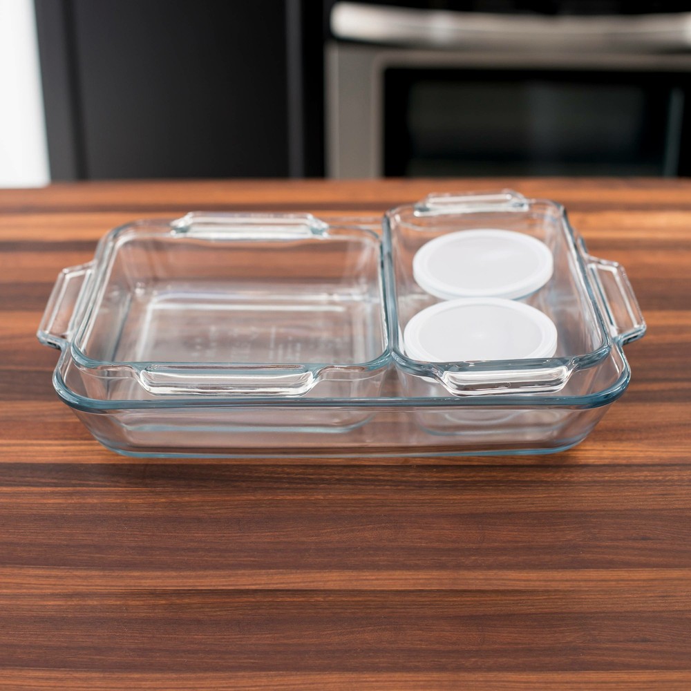 Anchor Hocking Tempered Glass Bakeware Set, 7 Piece Set