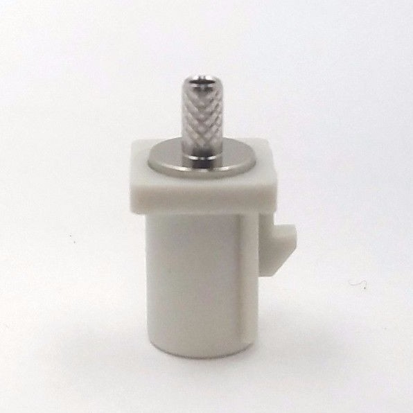 4pcs Auto FAKRA Straight Plug Crimp for RG174 Key Code: B (White)