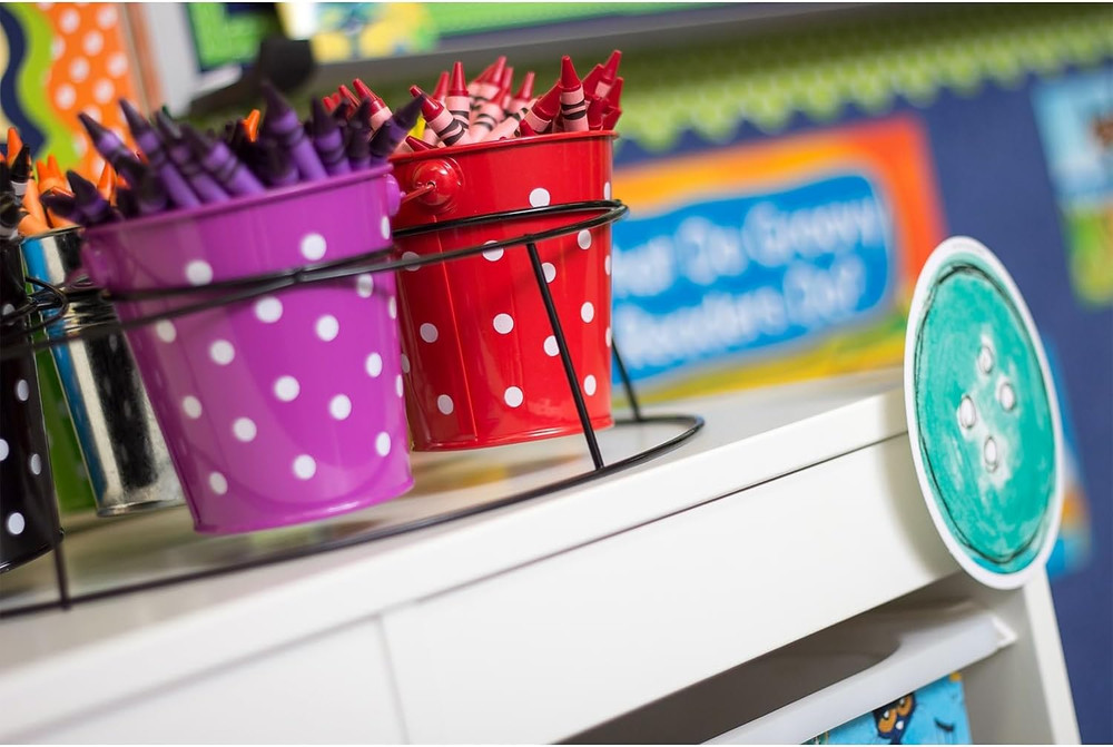 Polka Dot Buckets & Caddy Set (TCR9487)