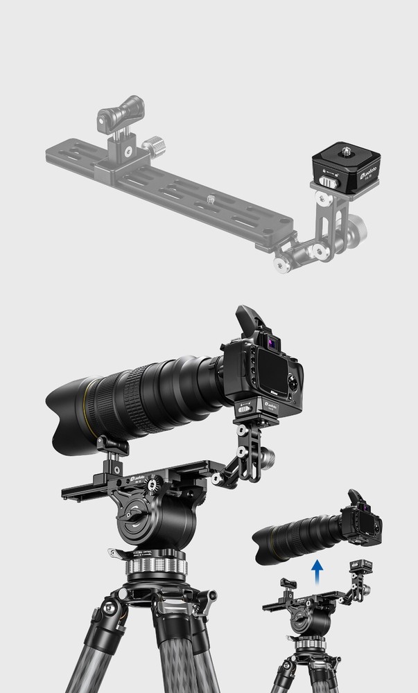 Leofoto FA-19 Quick Link for Long Lens Support Systems