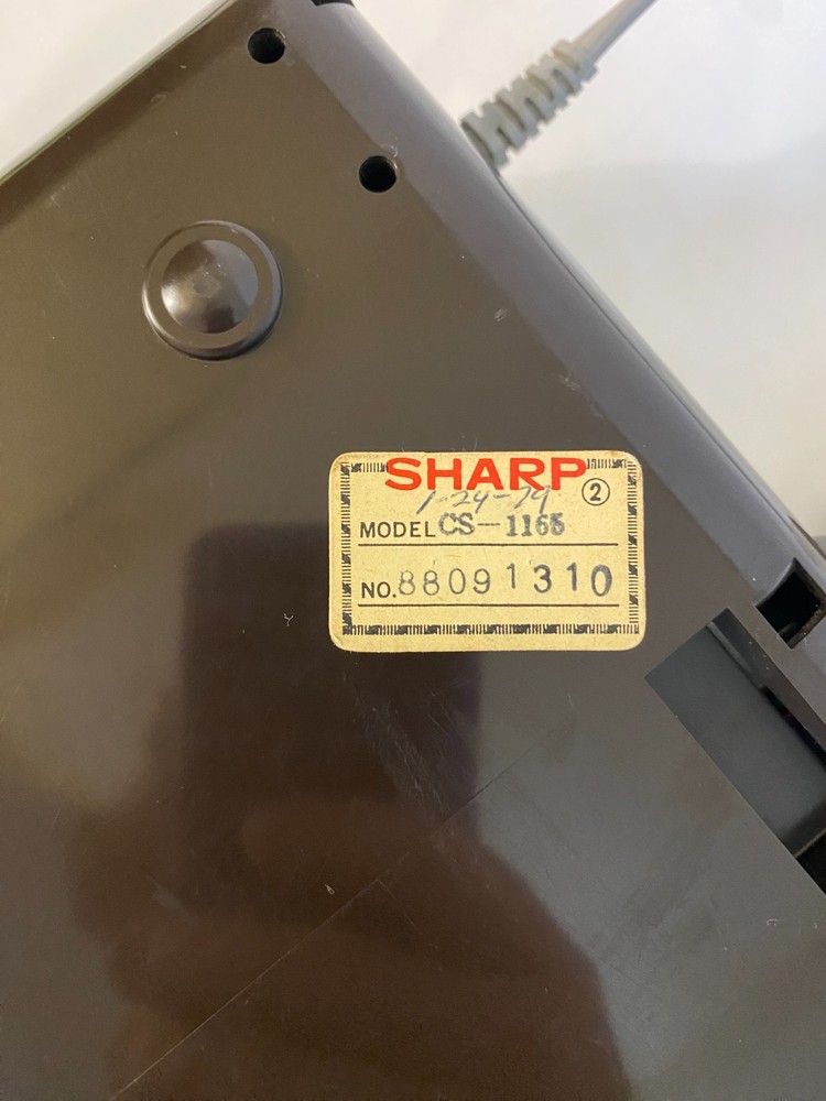 Sharp Compet Electronic Printing Calculator CS-1165 - Tested Works Great
