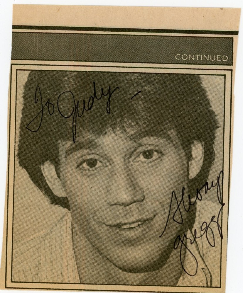 UNKNOWN MAN - Signed Vintage Cut Newspaper Page