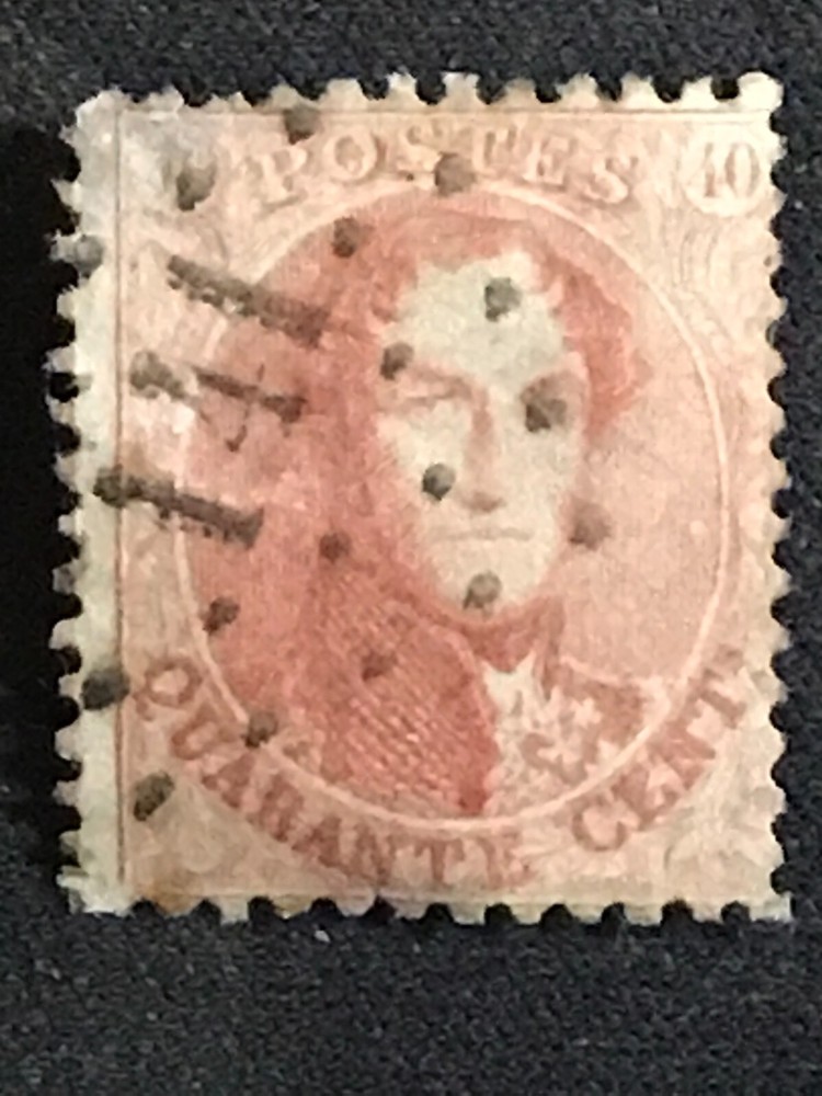 Belgium SC #16c Used Thin 1863
