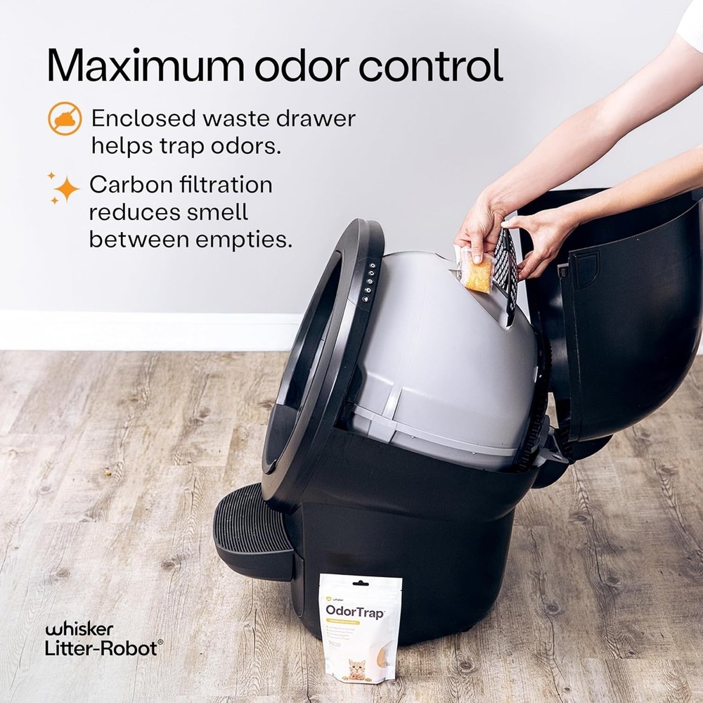 Litter-Robot 4 Supply Bundle, Black - Automatic, Self-Cleaning Cat Litter Box