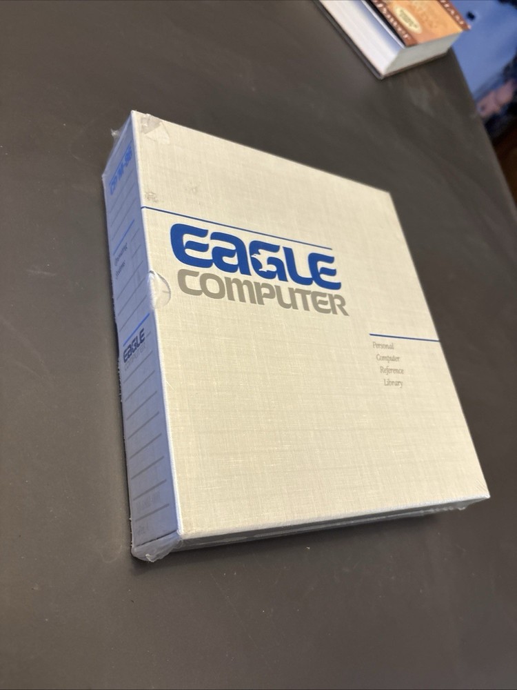 VINTAGE EAGLE COMPUTER LIBRARY  SOFTWARE MEDIA BINDER EAGLE Sealed