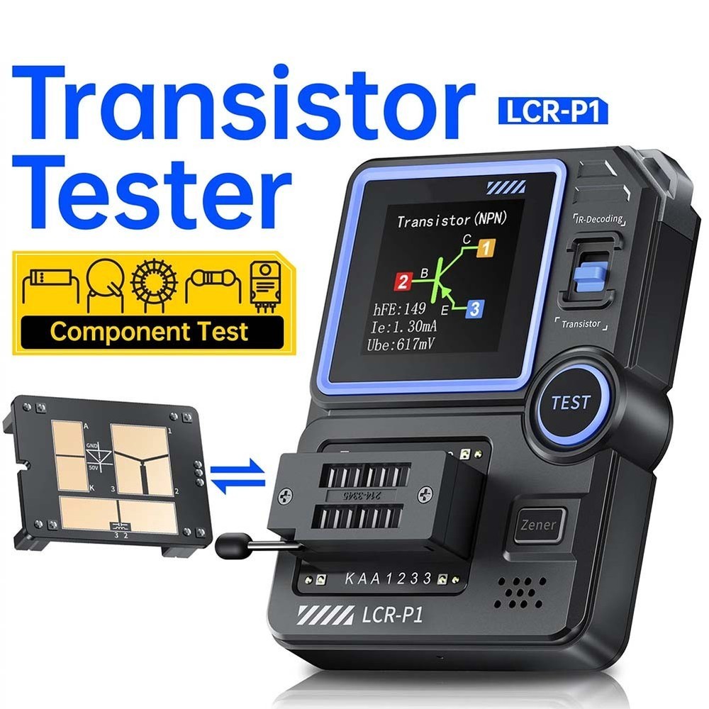 User Friendly Design and Intuitive Operation of LCRP1 Transistor Tester