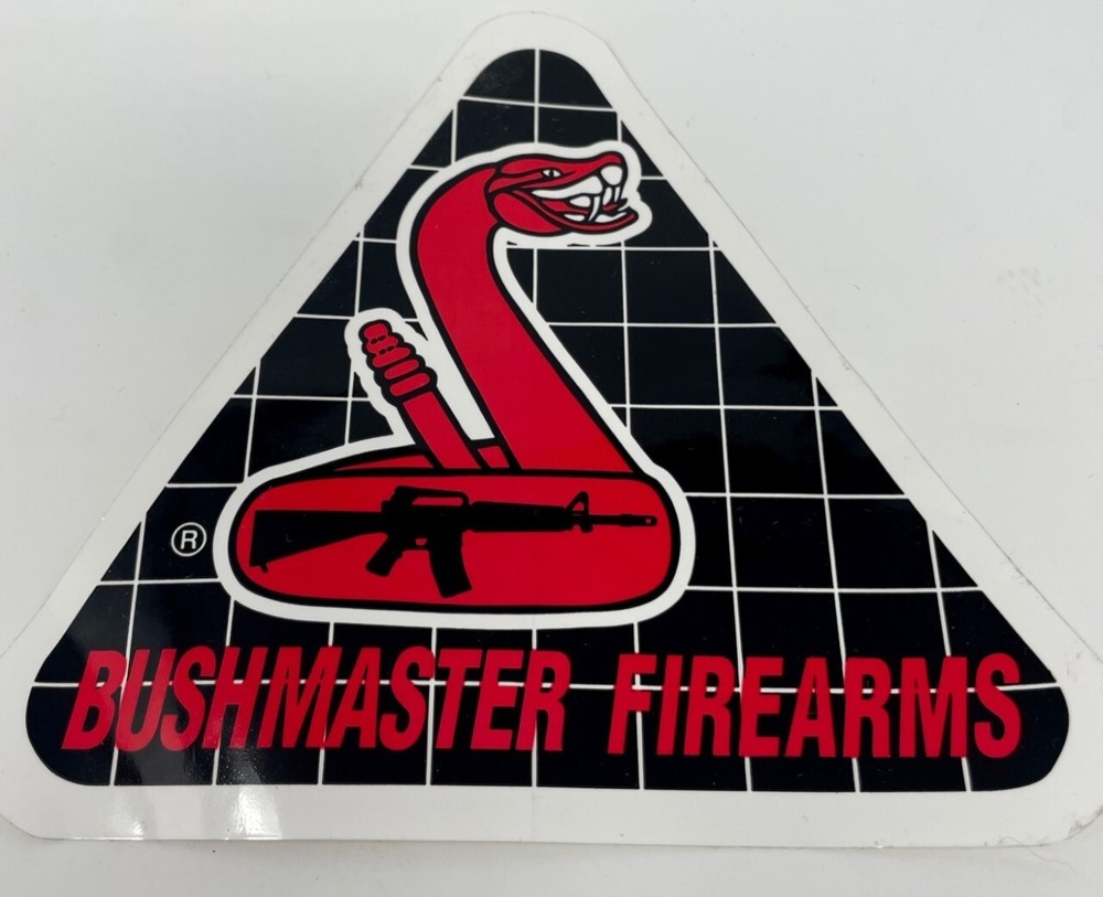 BUSHMASTER Snake Logo Sticker