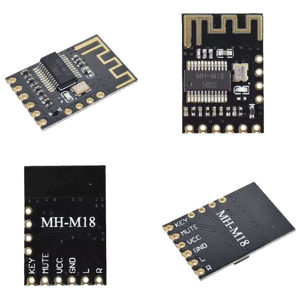 2x MH18 Wireless Bluetooth Audio Module MP3 Receiver Lossless Decoder Boards DIY