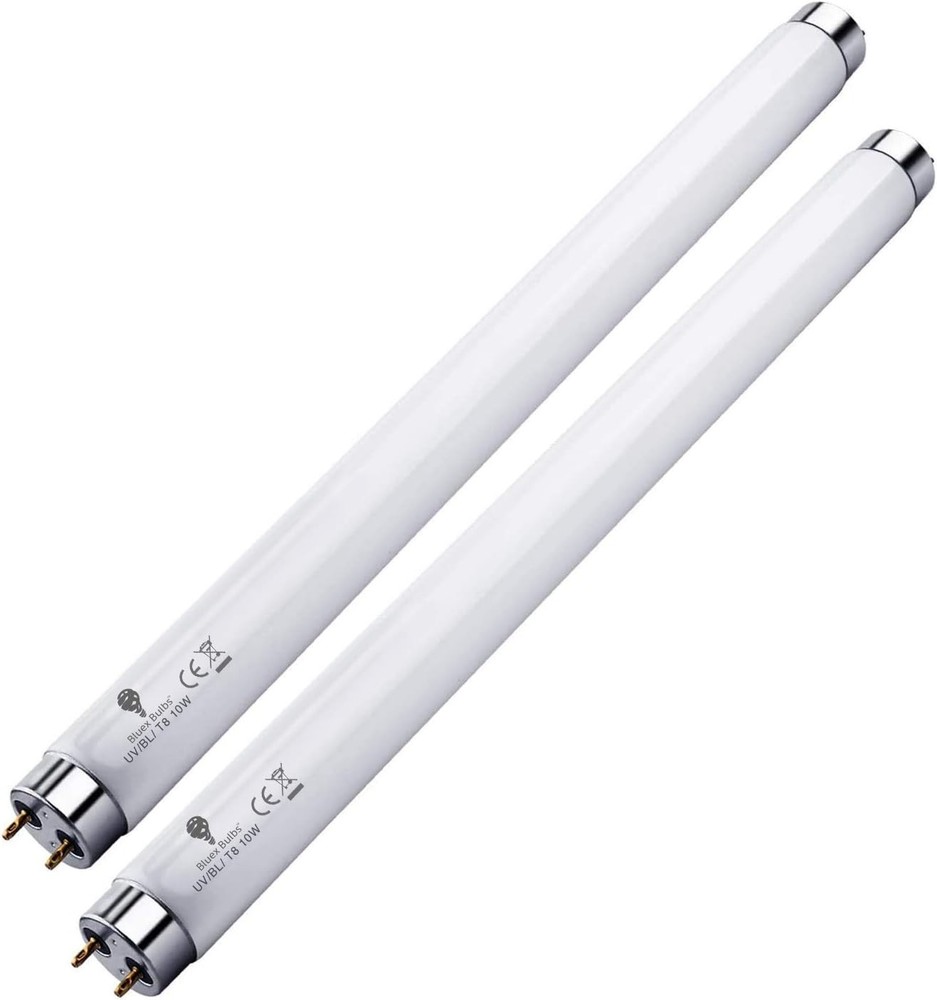 2-Pack Energy Efficient 10W Bug Zapper Replacement Bulbs, T8 Fluorescent Light