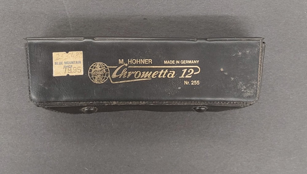 Hohner Chrometta 12 Harmonica With Case