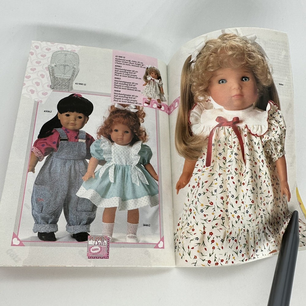 Gotz Doll Catalog 1992 Vintage