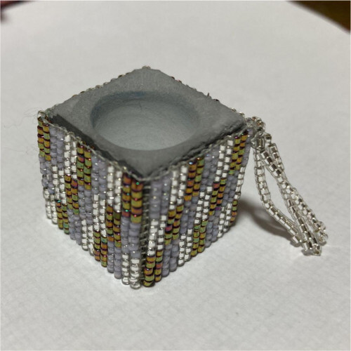 Billiards Chalk Case Beads