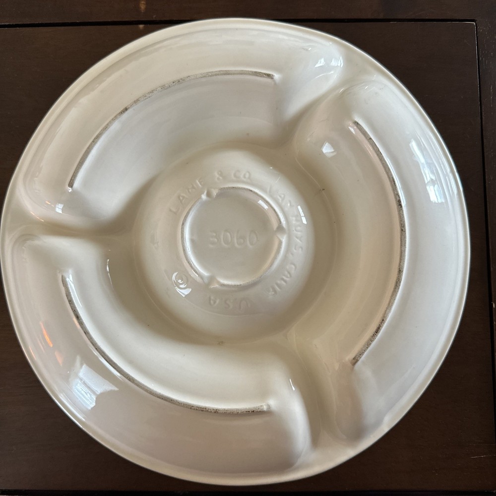 Lane & Co. Chip and Dip Server Dish