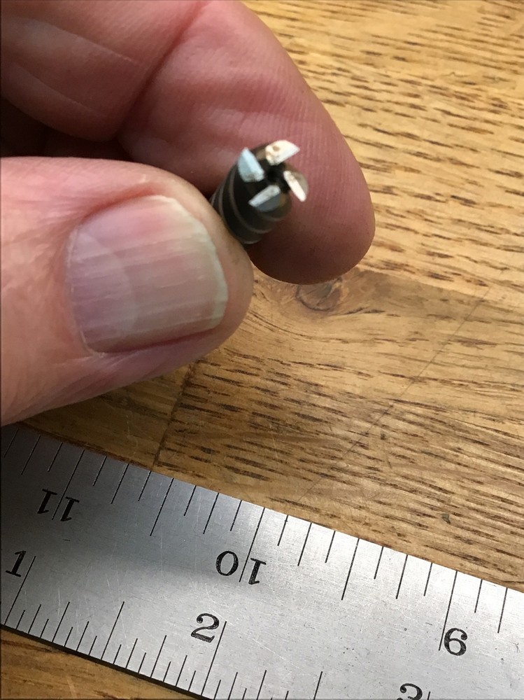 1/4 “ 4F HSS Single End Mill Left Hand ,Standard Tool Co.