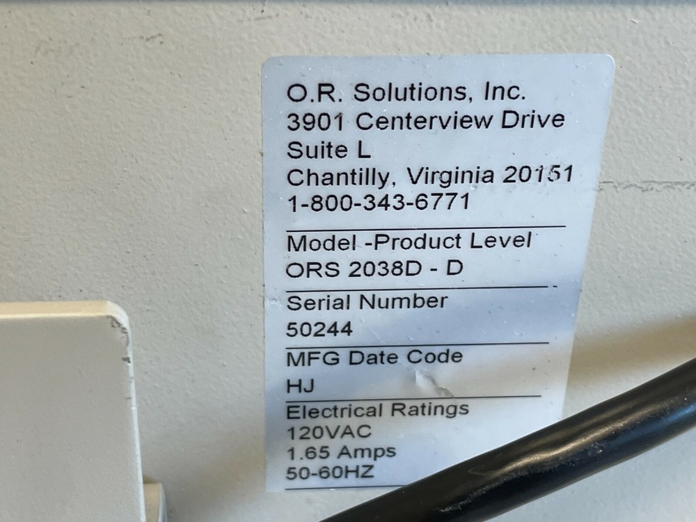 O.R. Solutions WARMER ORS 2038D-D