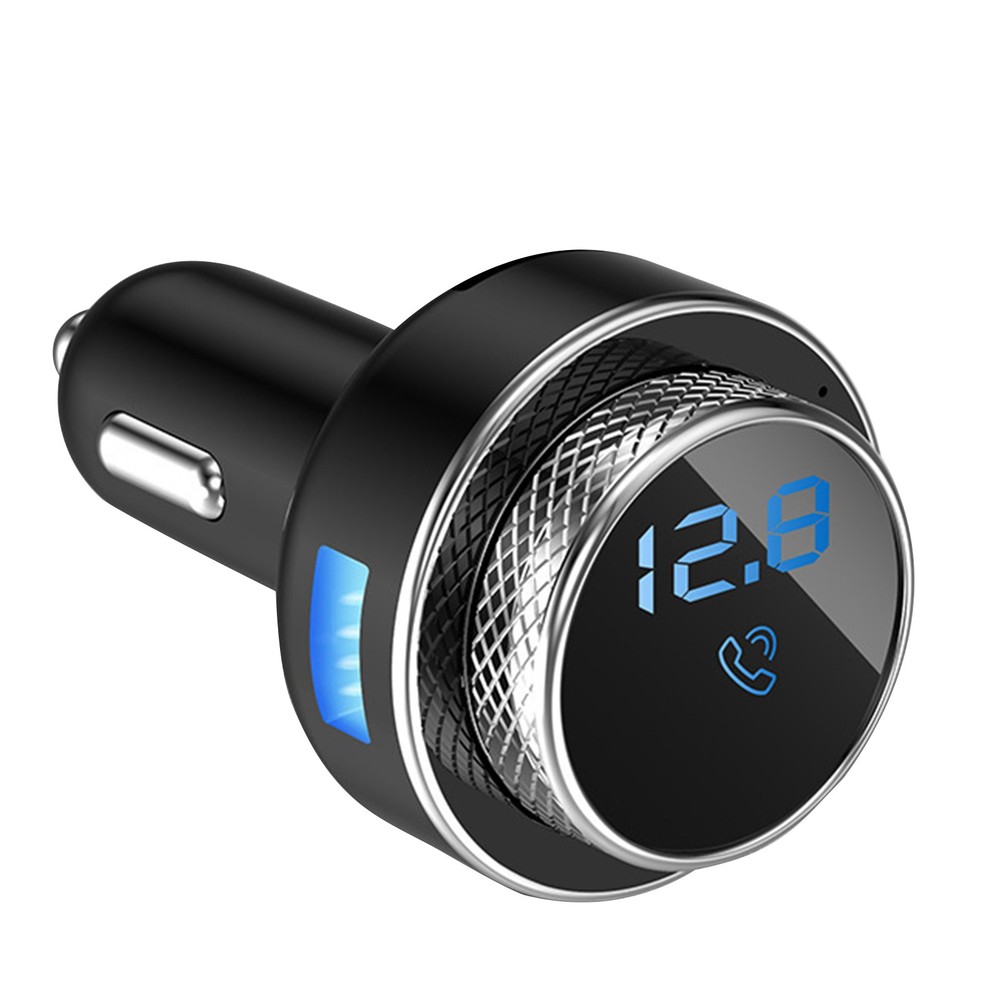 2Pot USB Charger Wireless Bluetooth 5.0 Car FM Transmitter MP3 Player Adapter