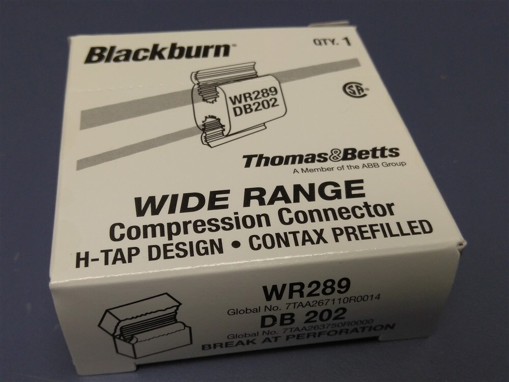 (25) Thomas&Betts Blackburn Wide Range Compression Connectors WR289