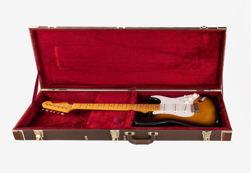 Hard-Shell Electric Guitar Case (Brown)