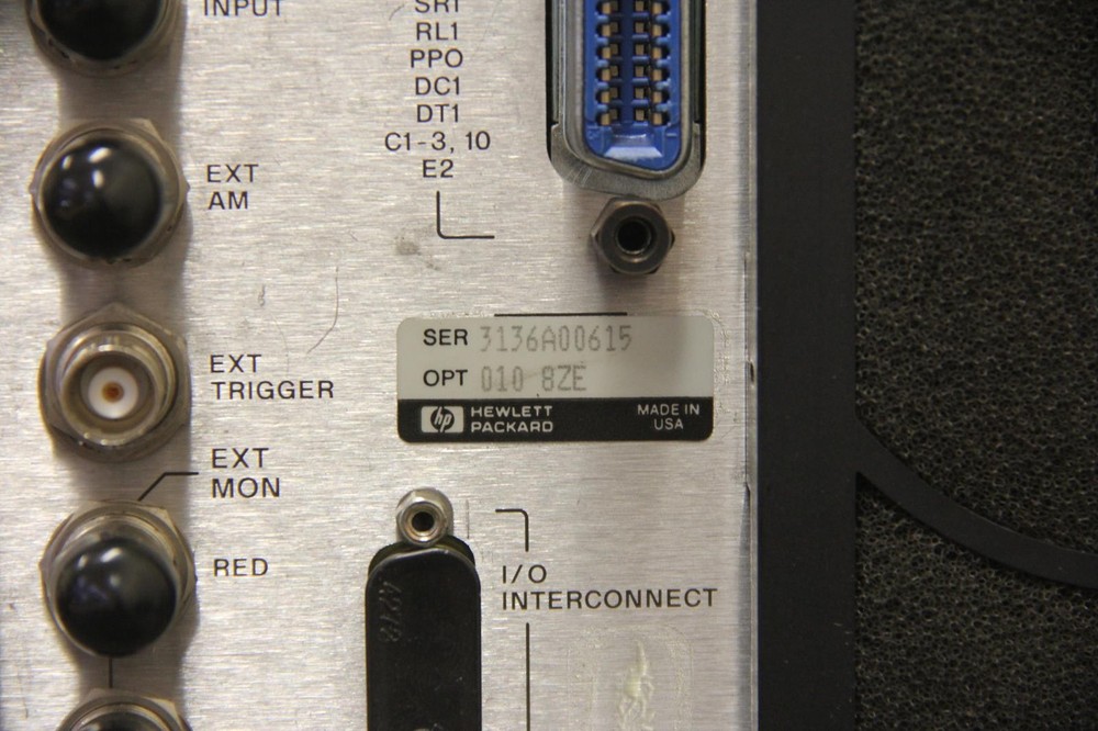 HP HEWLETT PACKARD 8722C Network Analyzer Opt 010 & 8ZE