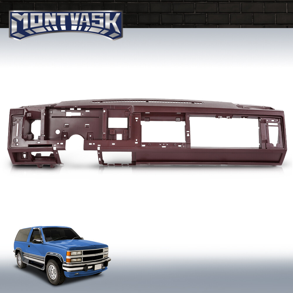 Fit For 1988-1994 Chevy GMC C/K Truck Suburban Blazer Dashboard Dash Core Red