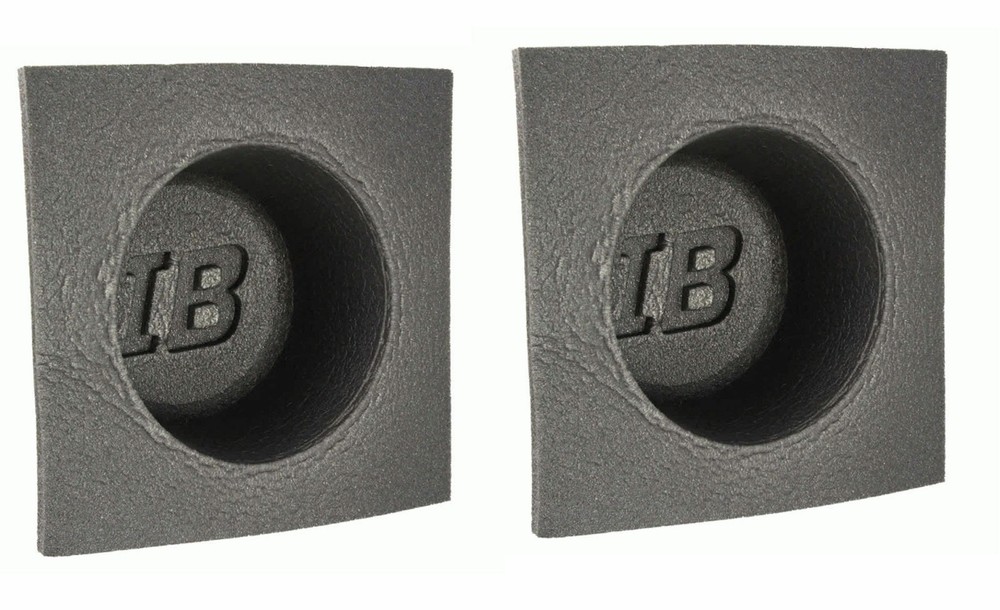 5" Foam Shallow Speaker Baffles Universal for 5.25" Car Audio 2" Deep IBBAF52