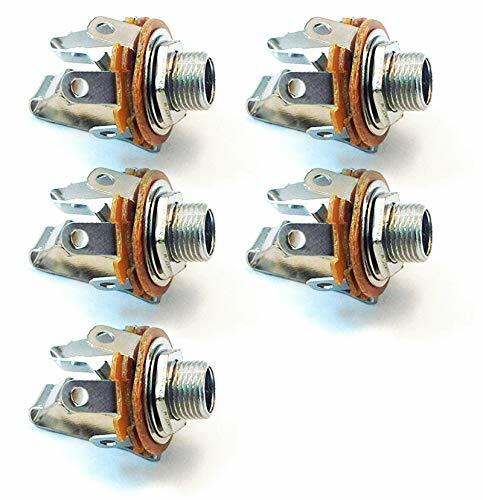 1/4" (6.3mm) Stereo Jack Closed Circuit Type Panel/Chassis Mount (5 Pack)