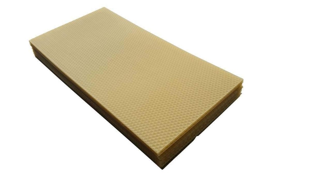 AUSTRALIAN MADE FULL DEPTH WAX FOUNDATIONS SHEETS Qty 40