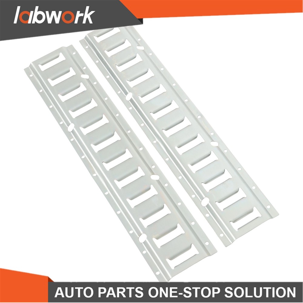 Labwork E Track Tie Down Rail Kit 8× 2' E-Track Bar Rails For Garages Trailers