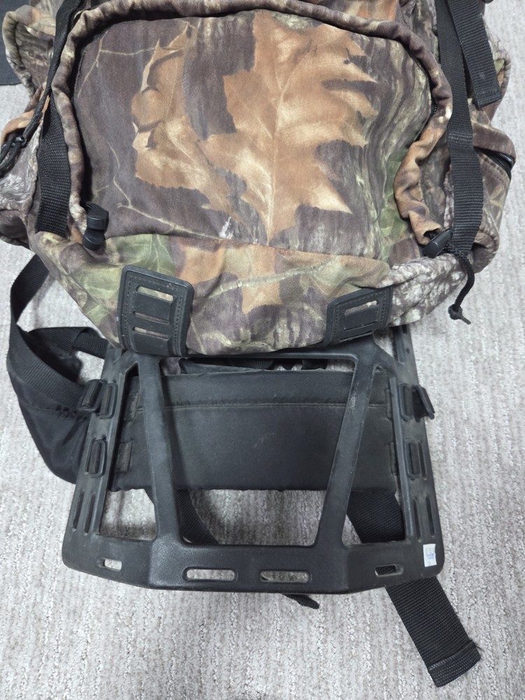 Vtg Fieldline Camo Medium-large External Frame Backpack Hunting