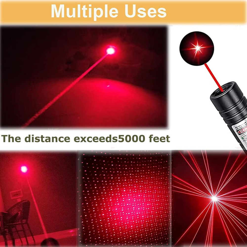 Laser High Power Pointer, Red Laser Pointer Indicator Light, Long Range Laser Po