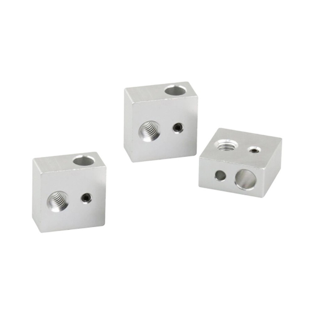 3 Pcs Printer Accessories Heater Block High Temperature Aluminum Heating